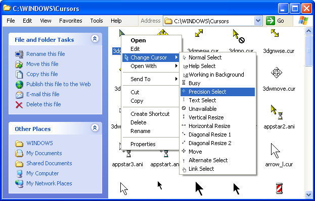select all cursor pro tools