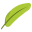 green-feather-illustration.cur