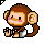 little cheeky monkey rolling animation.ani