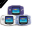 gba silver teal purple.cur