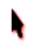 Black cursor red glow.ani