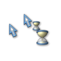 blue glass cursors