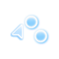 blue glass cursors