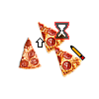 Pepperoni Pizza cursor – Custom Cursor