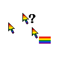 LGBT+ Flag Themed Cursors