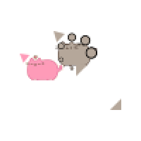 Pusheen on the Phone cursor – Custom Cursor