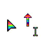 Rainbow ani/cur Cursors