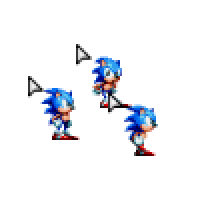 mouse cursor png sonic the hedgehog