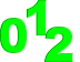 Numbers XXL Green
