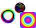 Rainbow Color Wheels Teaser