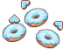 Cute Kawaii Donuts Blue Teaser