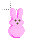 Pink Bunny Peep normal select.cur