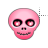 Pink Skull let select.cur Preview