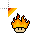 flame mario mushroom.cur