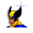 Wolverine head left select.cur Preview
