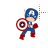 Captain America caricature 3 left select.cur Preview