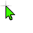 Super Simple Green Cursor.cur Preview