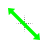 Green filled diagnoal resize 1.cur