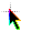 cartoony rainbow normal select.cur