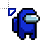 Blue crewmate cursor.cur