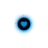 BLUE DARK HEART CIRCLE 1 CURSOR.cur Preview