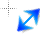 Blue Phlame Arrow diagonal resize 2.cur