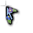 Pastel Blue Flower Cursor.cur Preview