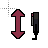 Remote BFDI Cursor Vertical Resize.cur Preview