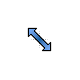 Diagonal Resize \.cur 200% version