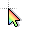 Rainbow Small Arrow.cur Preview