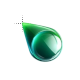 Emerald Eyedrop Pin.cur 200% version