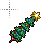 .christmas tree sword.cur Preview