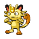 Pokemon Meowth Pixel--cursor--SweezyCursors.cur 200% version