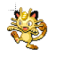 Pokemon Meowth Pixel--pointer--SweezyCursors.cur HD version