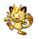 Pokemon Meowth Pixel--pointer--SweezyCursors.cur 200% version