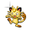 Pokemon Meowth Pixel--pointer--SweezyCursors.cur Preview