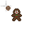 Gingerbread man.cur Preview