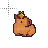 capibara-orange-pixel.cur Preview