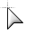 White simple cursor.cur Preview