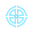 White/Blue Crosshairs.cur