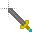 gold short sword.cur