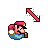 Super Mario Diagonal Resize 1.ani Preview