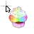 cupcake_with_rainbow_frosting_by_kawaii_muffin.cur Preview