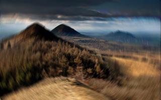 Radial blur applied.