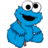 Baby Cookie Monster My Computer.ico Preview
