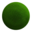 3D Render Green Grass Sphere.ico Preview