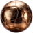 Bronze Metallic Football.ico Preview