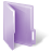 Windows 7 Folder Gray-Purple.ico Preview