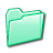 Windows XP Folder Dark Teal.ico Preview