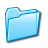 Windows XP Folder Light Blue.ico Preview